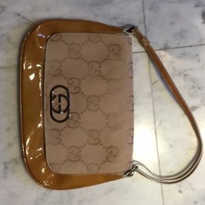 Gucci monogram canvas bag